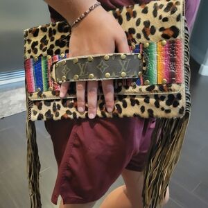 Keep it Gypsy Leopard Clutch
